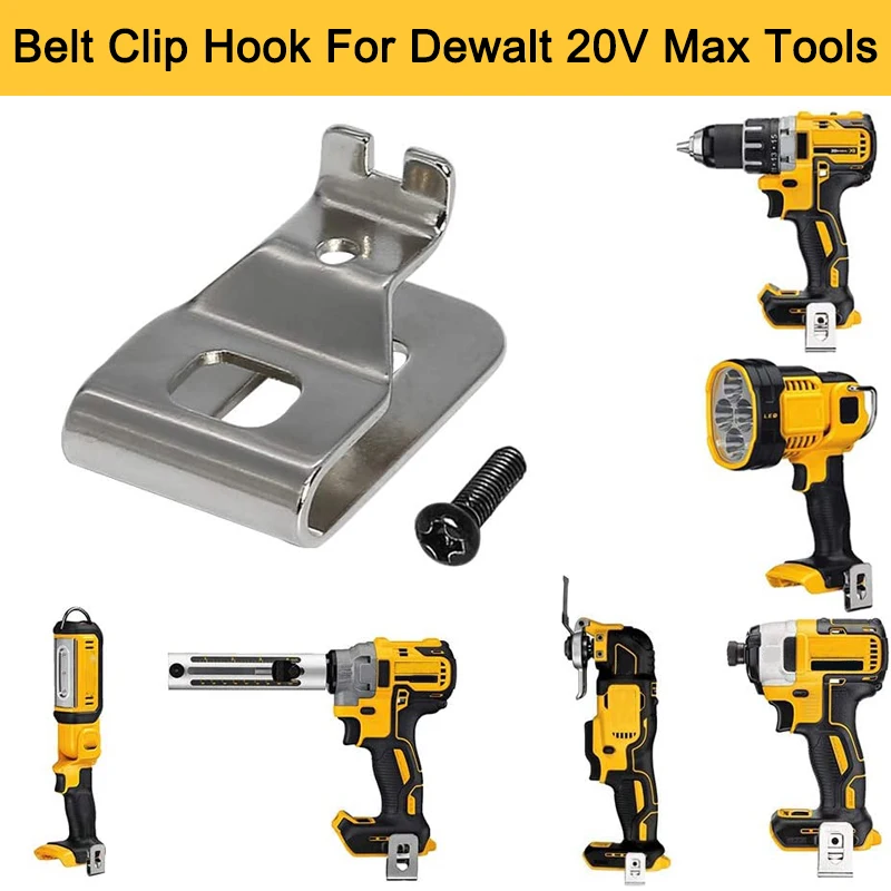 Belt Clip Hook With Screw For Makita/Milwaukee/Bosch/Dewalt/Worx/Ryobi/Ridgid 18V 20V Electric Drill Power Tools Accessories