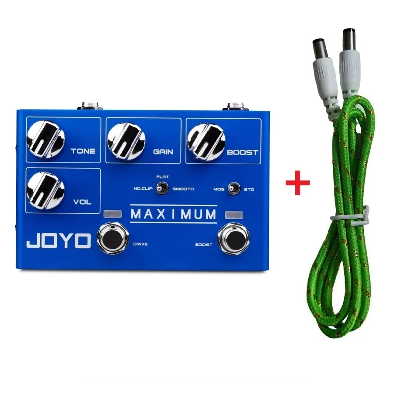 

JOYO R-05 MAXIMUM Overdrive Guitar Effect Pedal Clean Wild Tone without Compression Long Sustain Overdrive Guitar Pedal