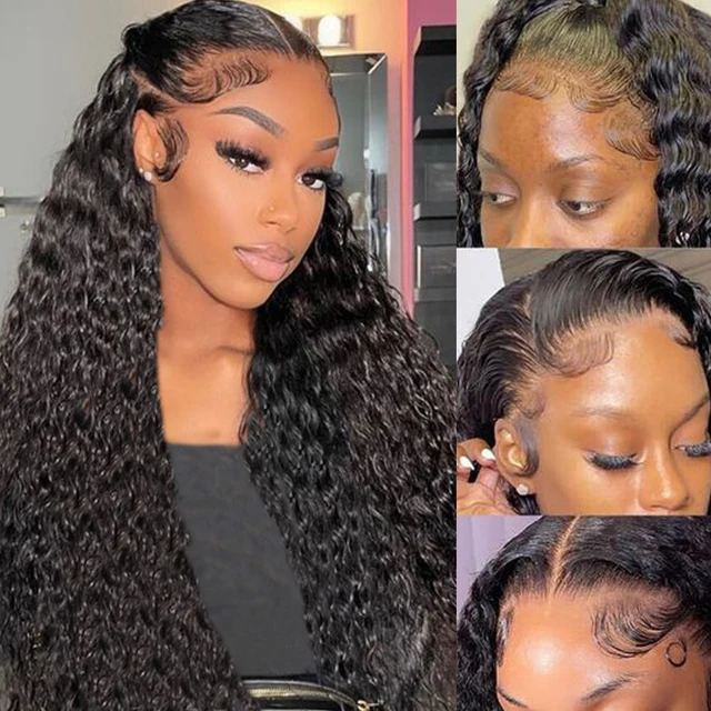 Human Hair Wigs 13x4 Deep Wave Frontal Wig Lace Wig 13x6 Human Hair 200 Density Human Hair Wig Curly Lace Front Human Hair Wig