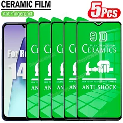 Premium 5 - Pack HD Ceramic Screen Protector Soft Film Set for 5PCS (For Redmi 10A)