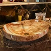 European Countertop Basin Bathroom Sinks Washbasin Ceramic Bathroom Washbasins Hotel Art Basin Home Balcony Small Washing Sink 4