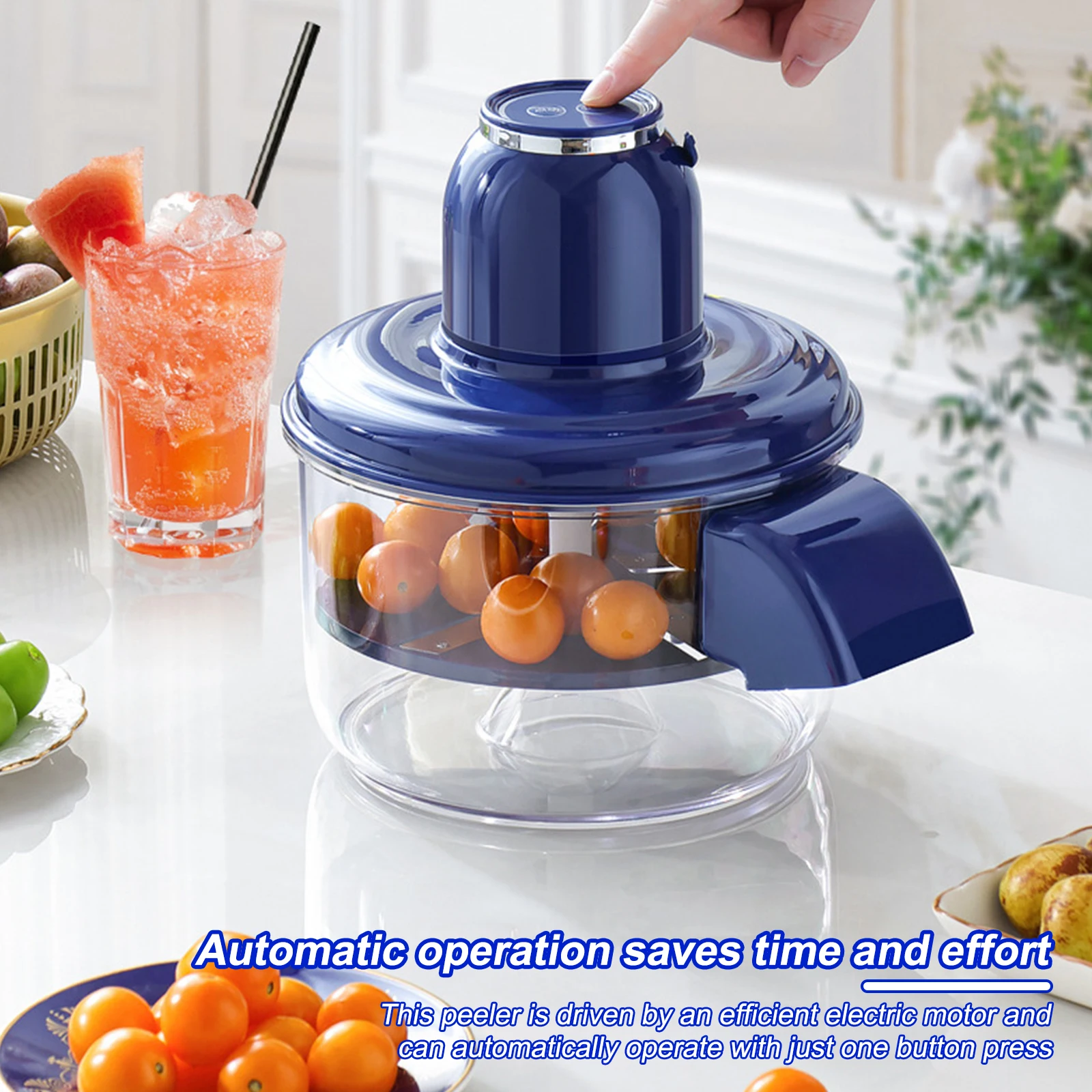 Automatic Electric Grape Peeler Machine Hands-Free Skin Remover for Berries Fruits Fruit Prep Tool Effortless Peeling Remover To