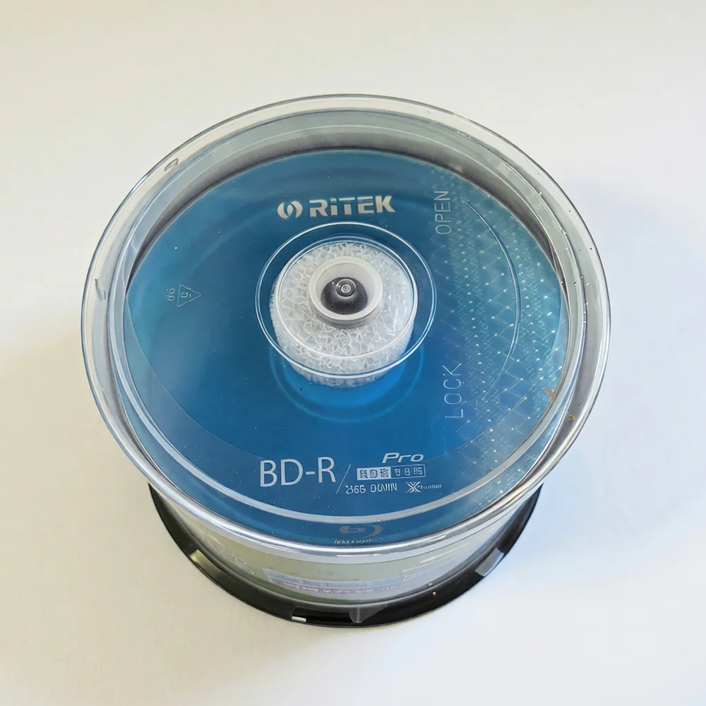 Bluray BD-R 25GB Blue Ray Disc BDR 25G 12X 50PCS/Barrel - AliExpress 7