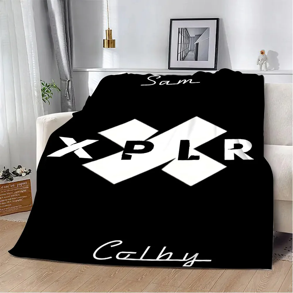 Printed Blanket Sam and Colby XPLR Picnic Blankets Warm Blanket Soft and Comfortable Blanket Home Travel Birthday Gift 4
