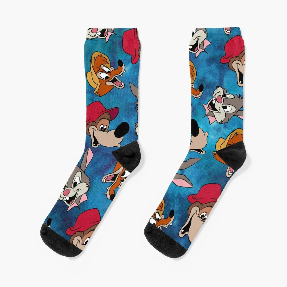Splash Mountain pattern Socks cycling socks valentine gift ideas sports stockings man