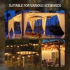 Solar String Lights Outdoor G40 Patio Lights with LED Shatterproof Bulbs,Weatherproof Hanging Lights for Backyard Bistro 6
