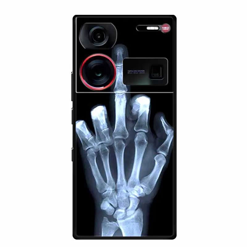 Sleek Black Silicone Soft Back Cover for Smartphones - 6.8 Coque