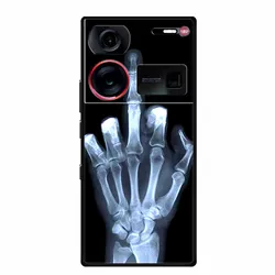 Sleek Black Silicone Soft Back Cover for Smartphones - 6.8 Coque (B06.CH.19)