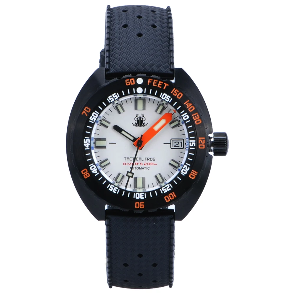 Tactical Frog PVD SUB 300T Men Original Gifts NH35 Watch Automatic