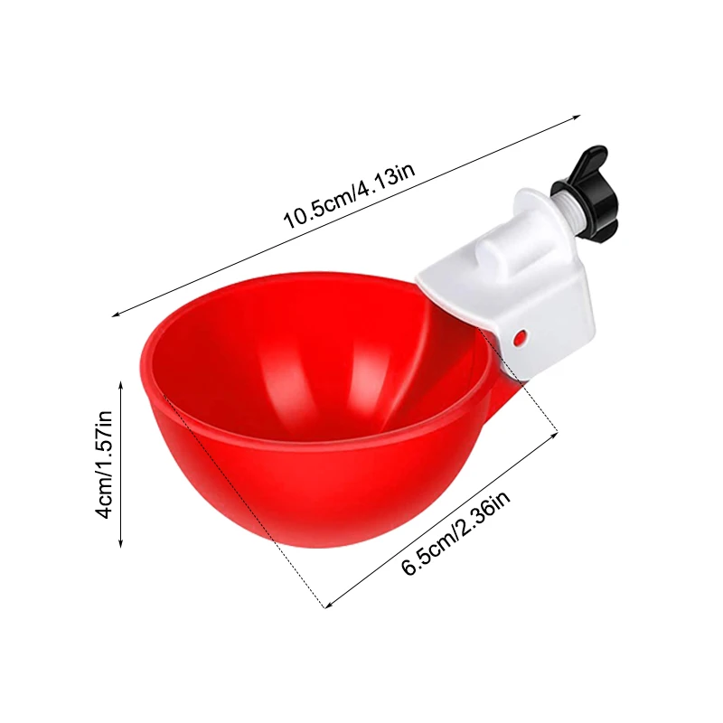 5/10PCS Automatic Chicken Water Feeder Drinking Cups Poultry Kit for Chicks Duck Goose Turkey Quail Feeding & Watering Supplie