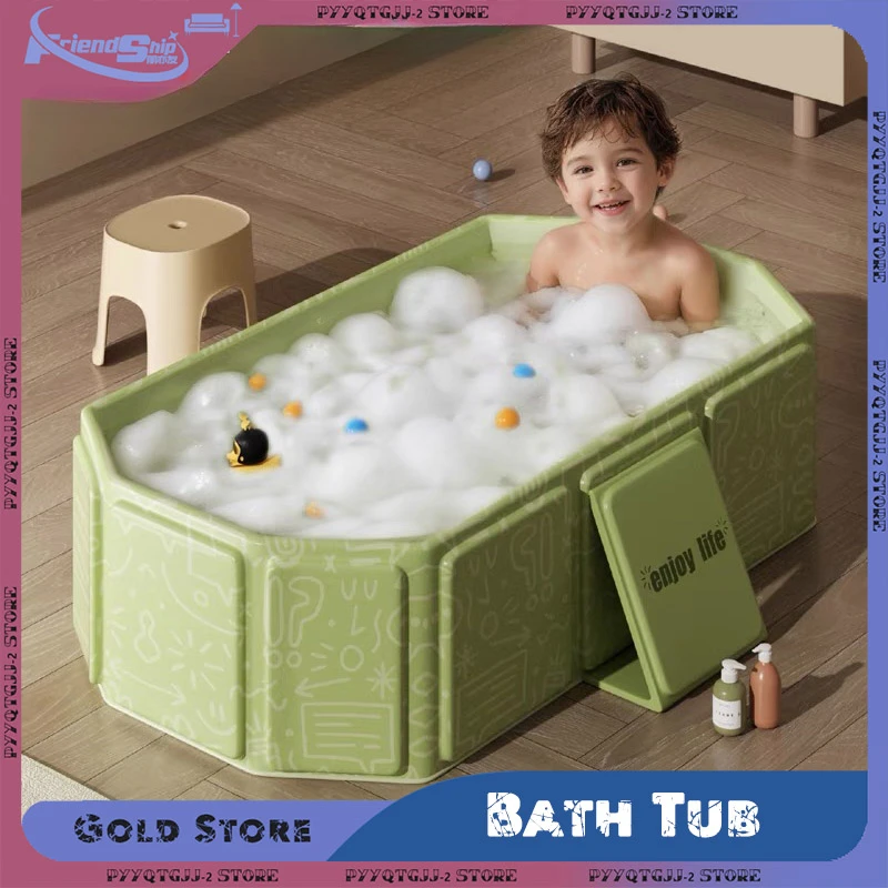 Folding Durable Baby Tub Baby Bath Tubs Portable PVC Thicken SPA Hot Large Tubs Shower Car Use Newborn Child Bathtub baby bath tub