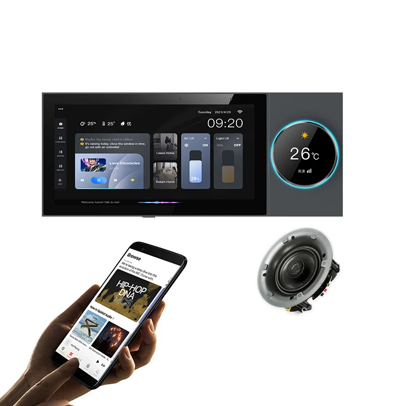 Tuya Smart Life Home 6-Inch Central Control Host Music Version With Built-In Zigbee Gateway