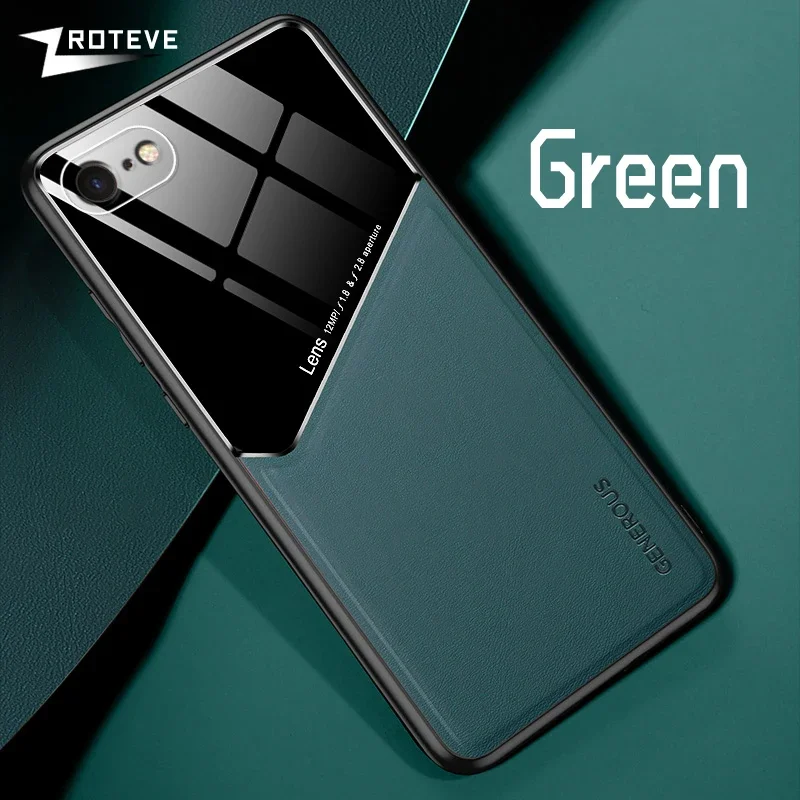 Zroteve Premium PU Leather Magnetic Hard Cover - Sleek Protective Phone Case