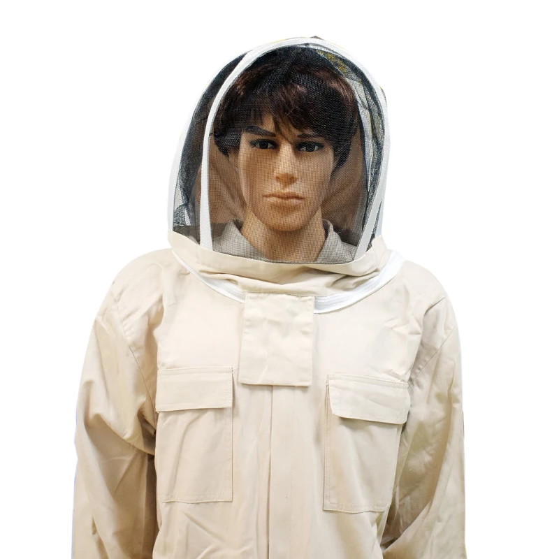 Cotton Full Body Beekeeping Clothing Veil Hood Hat Clothes Jacket Protective Beekeeping Suit Beekeepers Bee Suit Safety Clothing