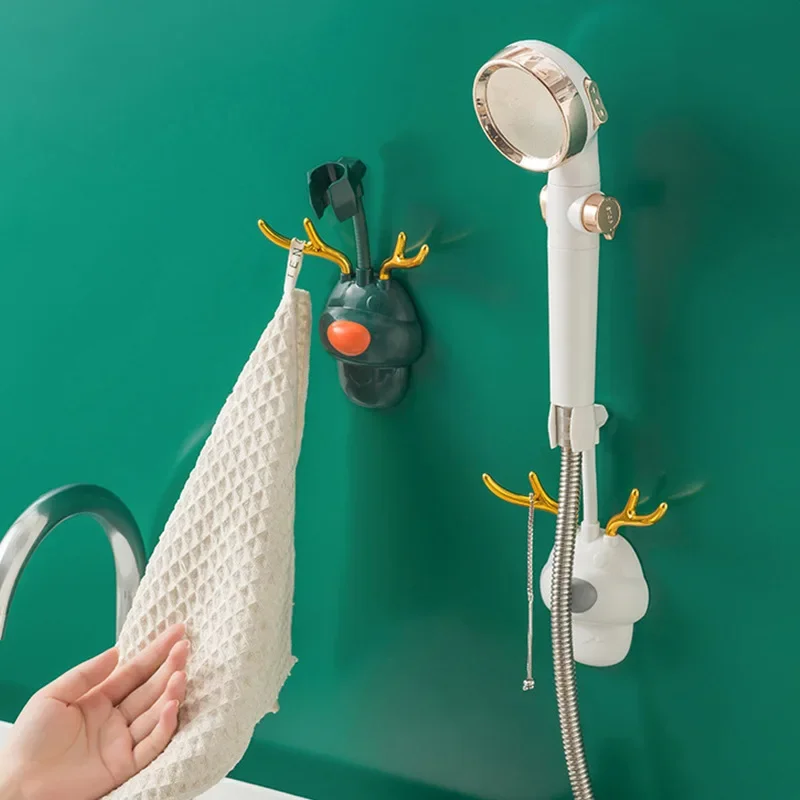 

New Modeling Hair Dryer Holder Wall Dryer Cradle Straightener Stand Hairdryer Organizer Box Toilet Blower Holder Shelf Bathroom