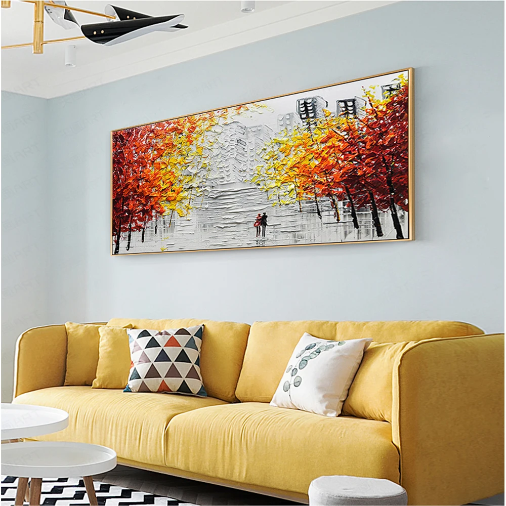 

Abstract Painting Modern Wall Art Canvas Pictures City Build Large Wall Paintings Handmade Oil Painting For Living Room Wall
