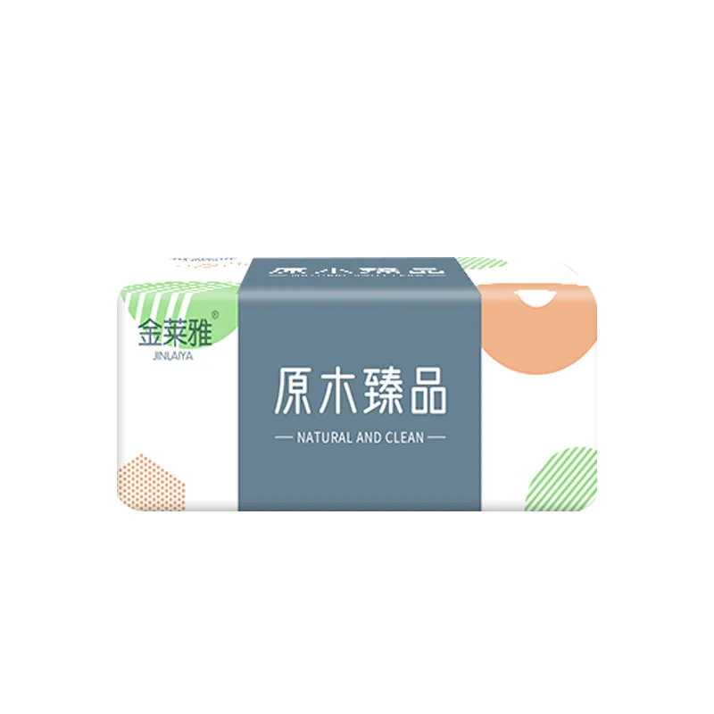 Native Wood Pulp Drawing Paper Tissue Paper Napkins 4 Layers Thickened Facial Tissues