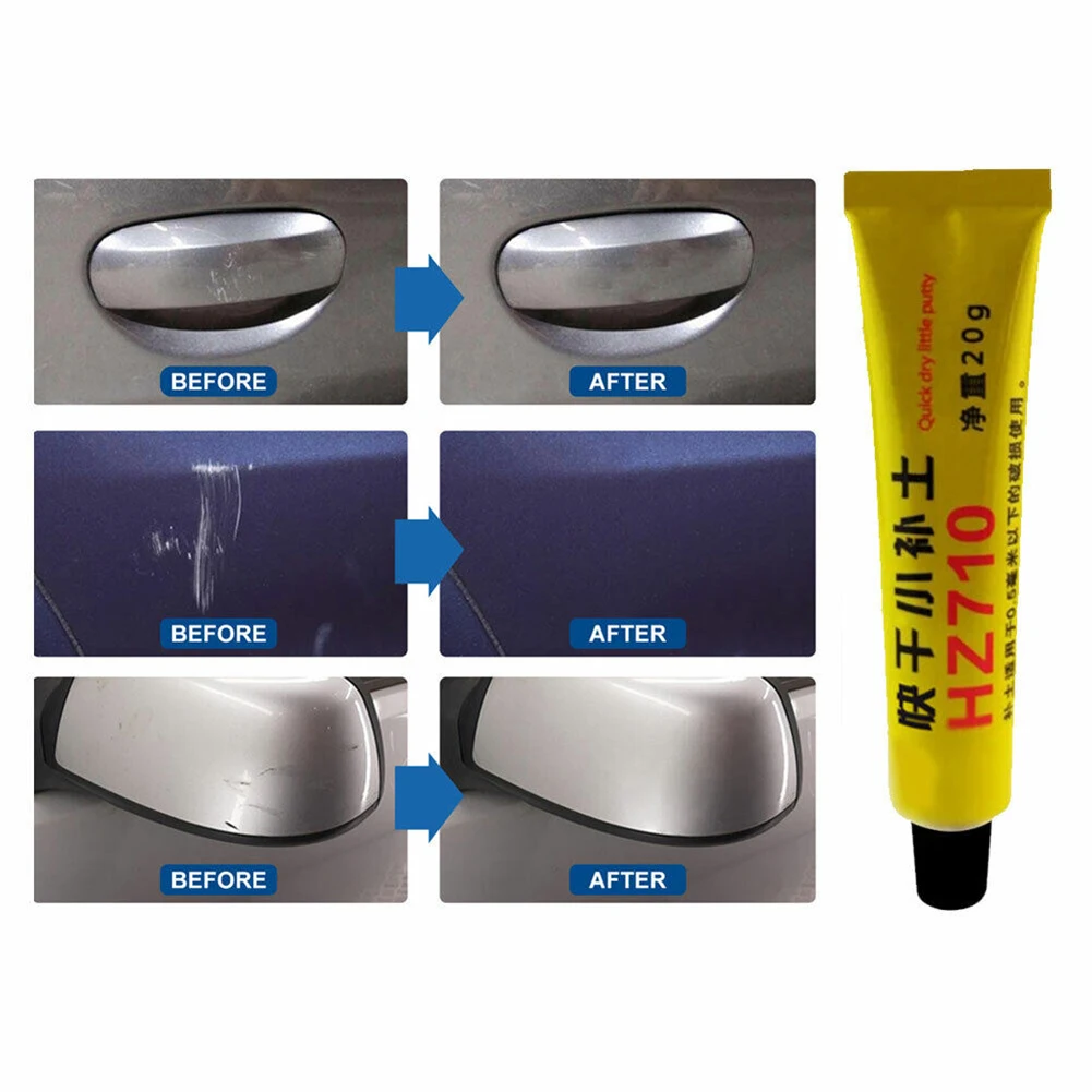

2024 Car Body Putty Scratch Filler Quick Drying Putty Auto Painting Pen Assistant Smooth Vehicle Paint Care Repair Accessories