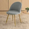 Low Back Dining Chair Cover Accent Short Back Bar Counter Chair Slipcover Curved Chair Covers Stretch Funda Silla Seat Cover 3