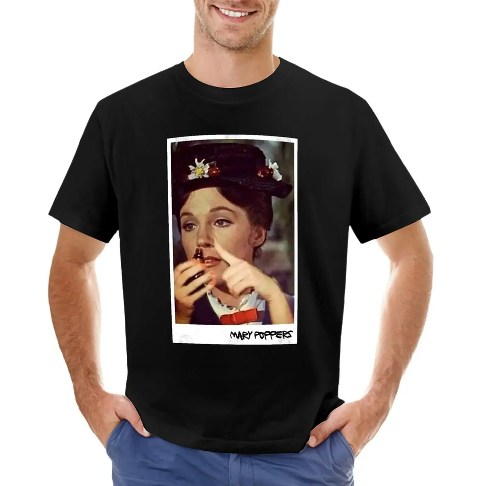 

Mary Poppers T-shirt hippie clothes sweat vintage anime clothes T-shirt men