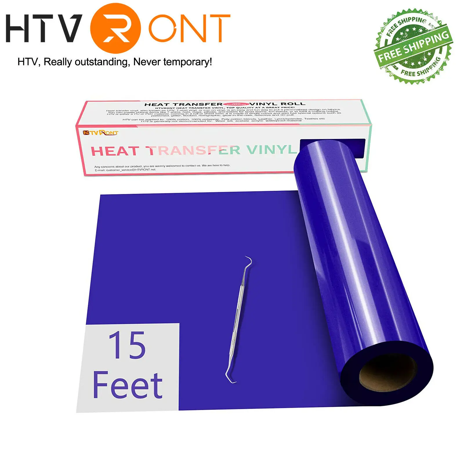 HTV Black And White Heat Transfer Vinyl Rolls, 12" X 20ft HTV Iron On Vinyl For