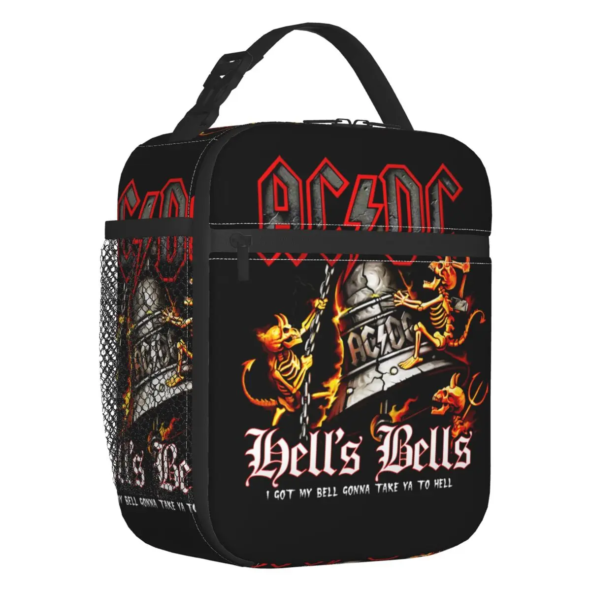 

AC DC The Bell Rock Roll Изолированные сумки для обеда для школы и офиса Австралийский Браслет Star водонепроницаемый термоохладитель Bento Box для женщин