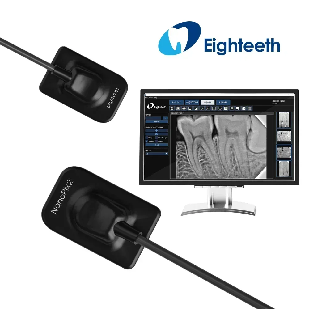 EighteethNanoPixDentalDigitalSensorPortableImageMachineSystemVeterinarySensorsSystems
