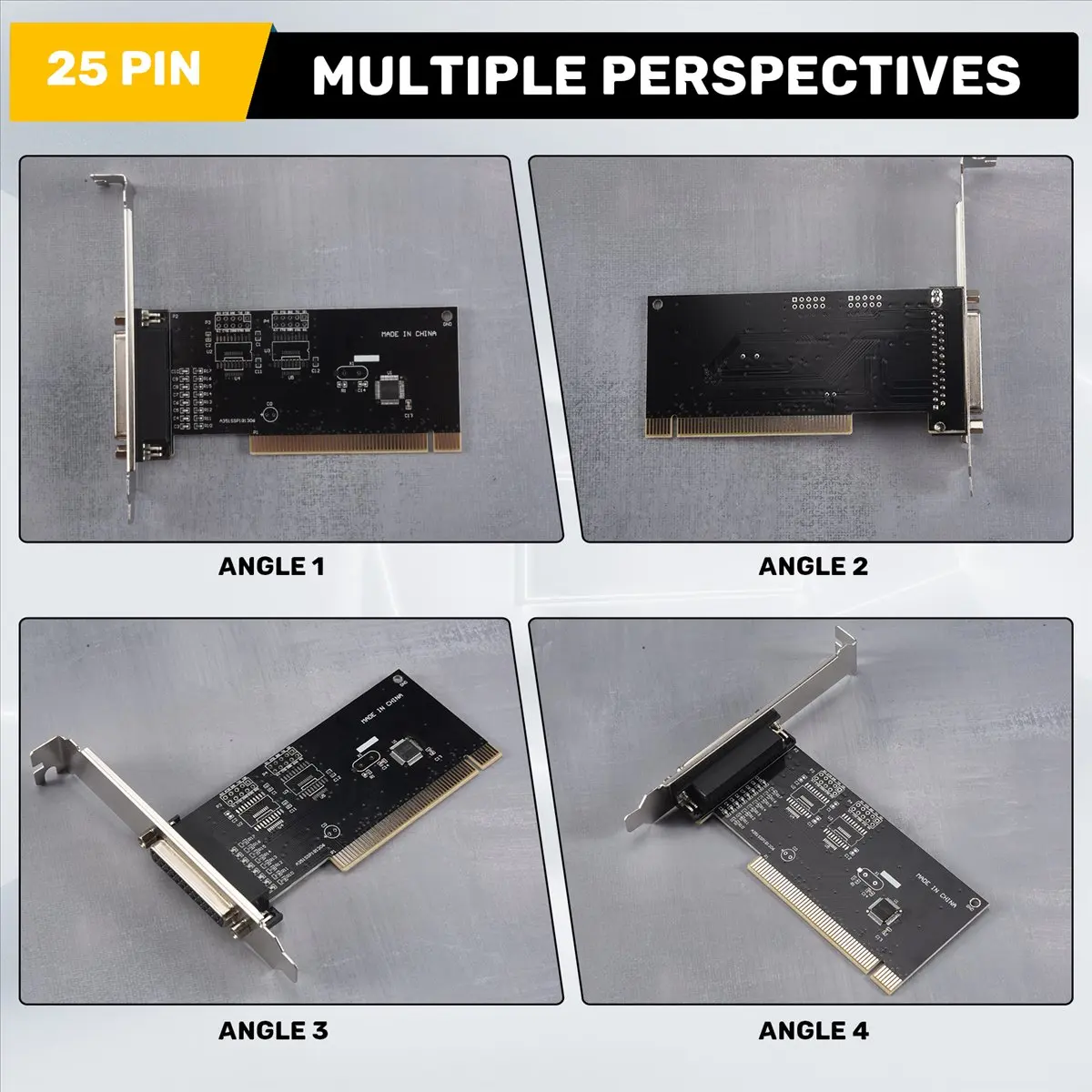 A14M Pci 확장 카드 어댑터 25핀 병렬 Lpt Pci-병렬 Db25 프린터 포트 컨트롤러 카드