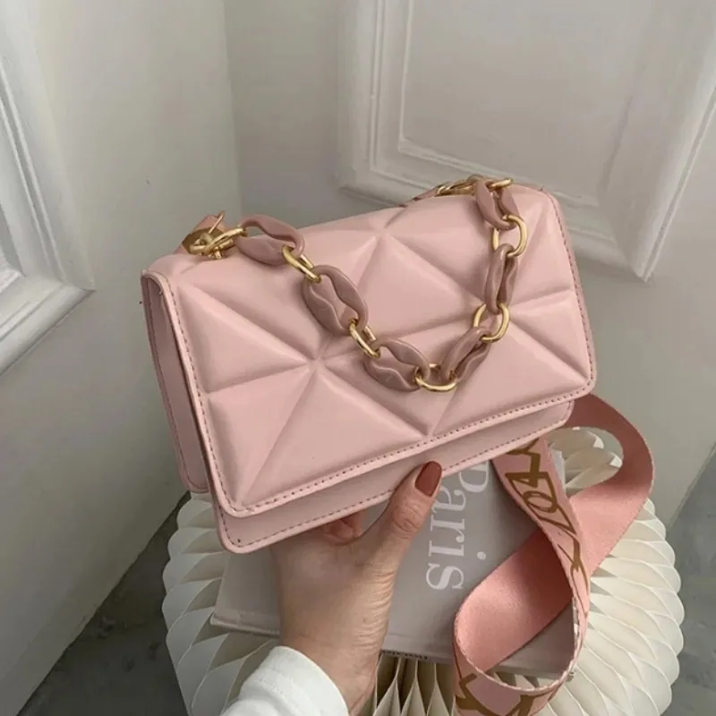 Fashionable women's retro casual shoulder bag handle PU handbag flip bag large capacity crossbody bag