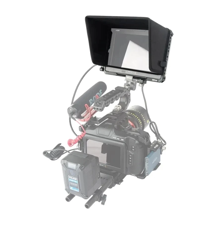 Nitze モニター ケージ Blackmagic Video Assist 7 インチ 12G HDR 用