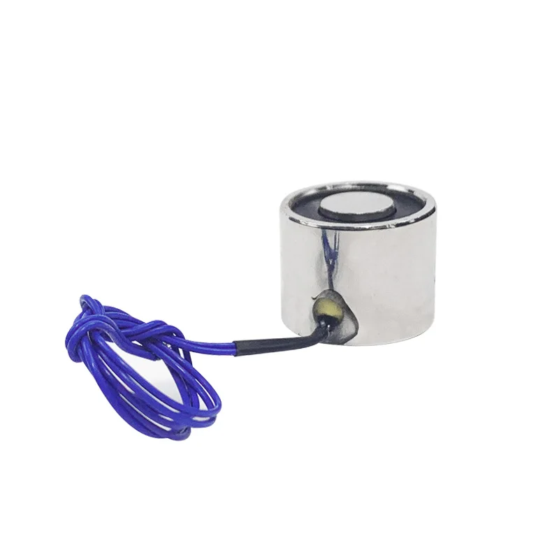 P25/20 Holding Electric Magnet Lifting DC 5V 6V 12V 24V 8Kg 80N Electromagnet Solenoid 25*20mm round magnet