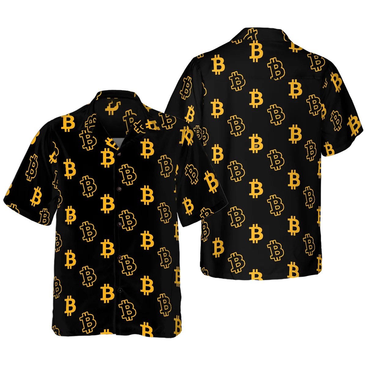 

Summer Bitcoin Men's Vocation Lapel Camisa Oversized Hawaiian Shirts 3d Printed Fashion Men Women Beach Short Sleeve Blouse Boys