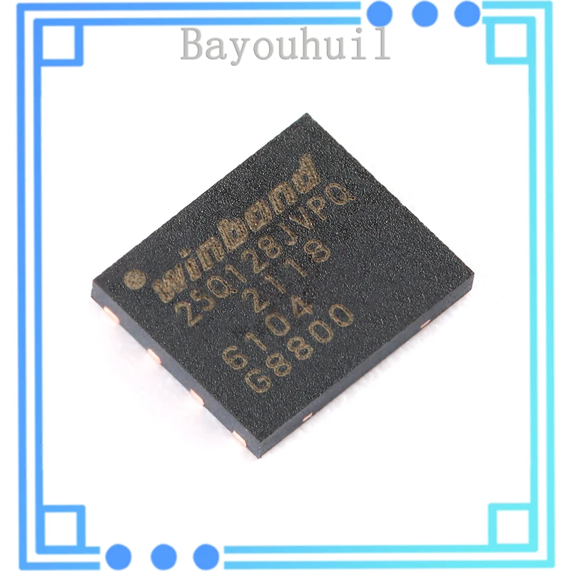 

10PCS Original Authentic Patch W25Q128JVPIQ WSON-8 3V 128M-bit Serial Flash Memory Chip