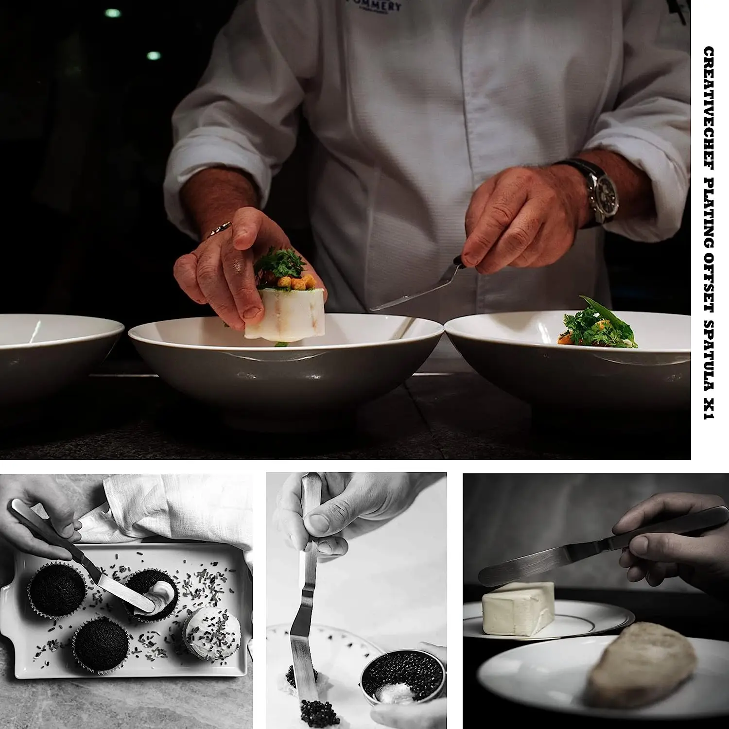 Professional Chef Plating Kit 10 Piece Culinary Plating Set For Decorating Food Design