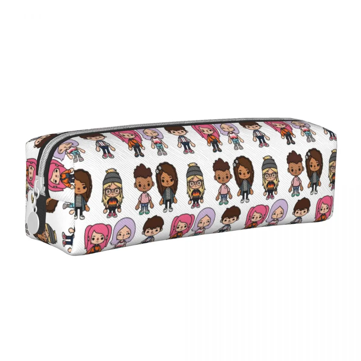 

Cute Toca Life World Game Pencil Cases Pencilcases Pen Holder for Student Large Storage Bags Students School Zipper Stationery