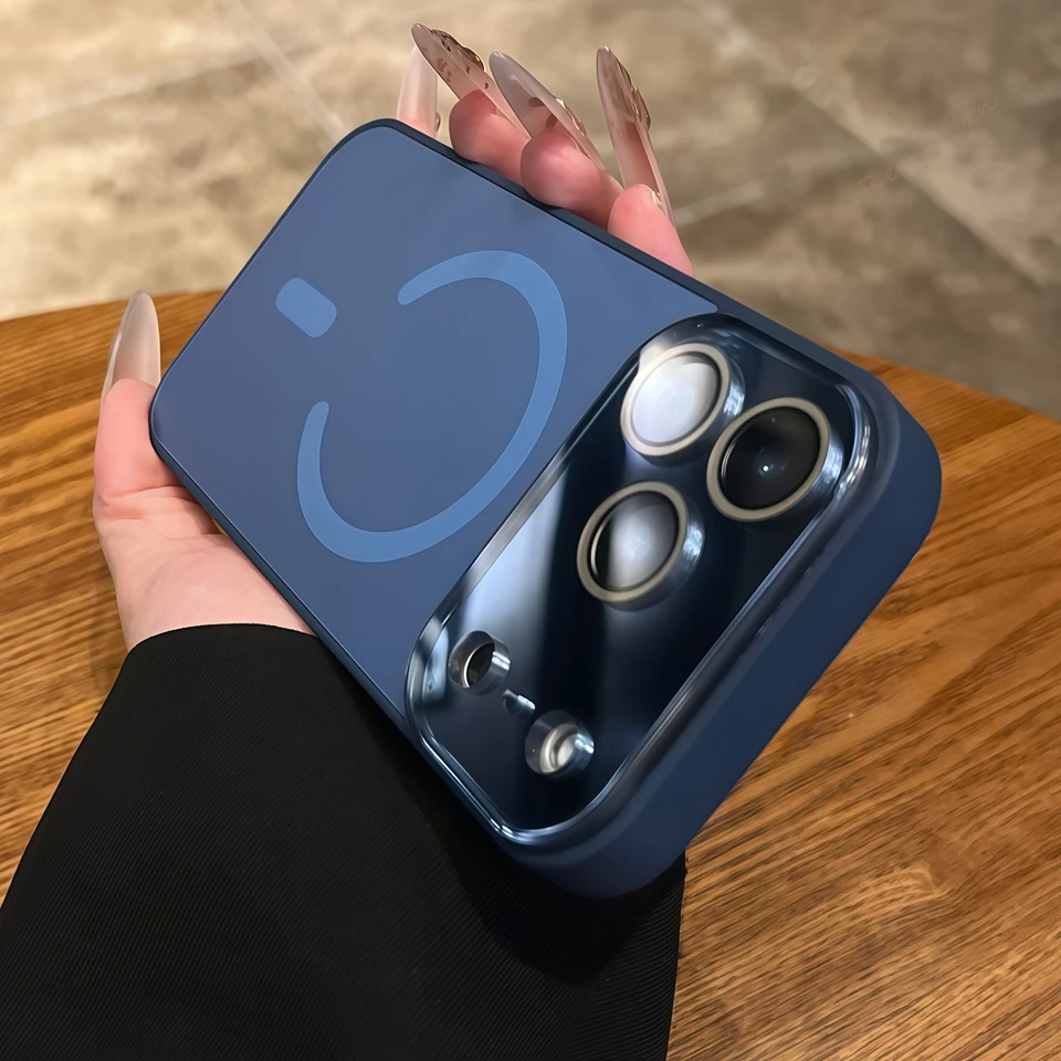 Official Magnetic Phone Case with Big Window Charger Protector Cover