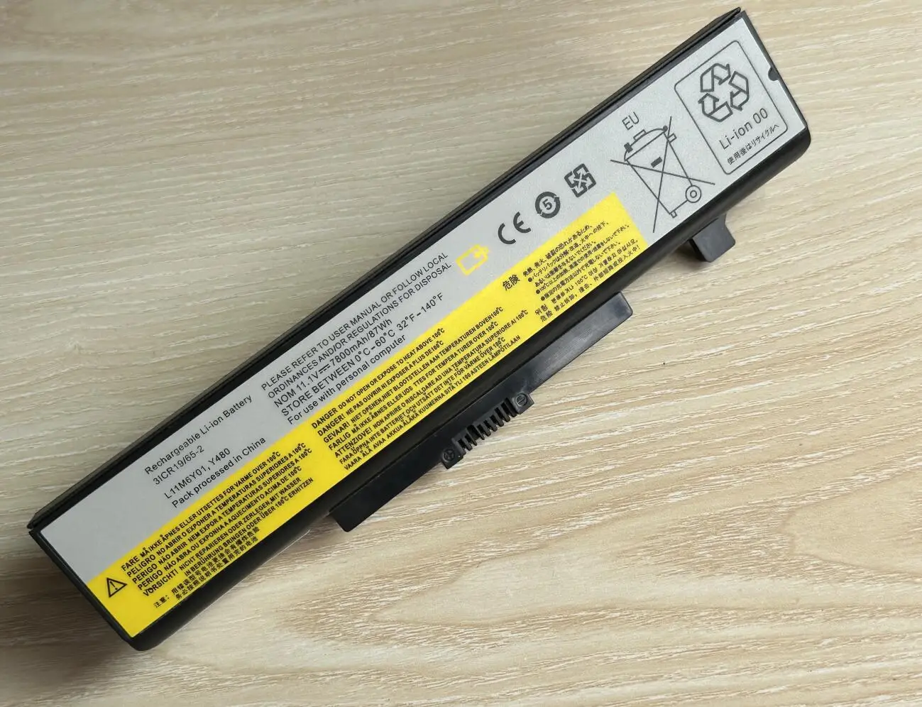 Bateria do Portátil para Lenovo Ideapad 6600mah G480 G400 G485 Y480 G410 G500 G510 G580 Y480 Y580 G405 G490 Z580 Z480 Z380 L11l6y01 - Imagem 5