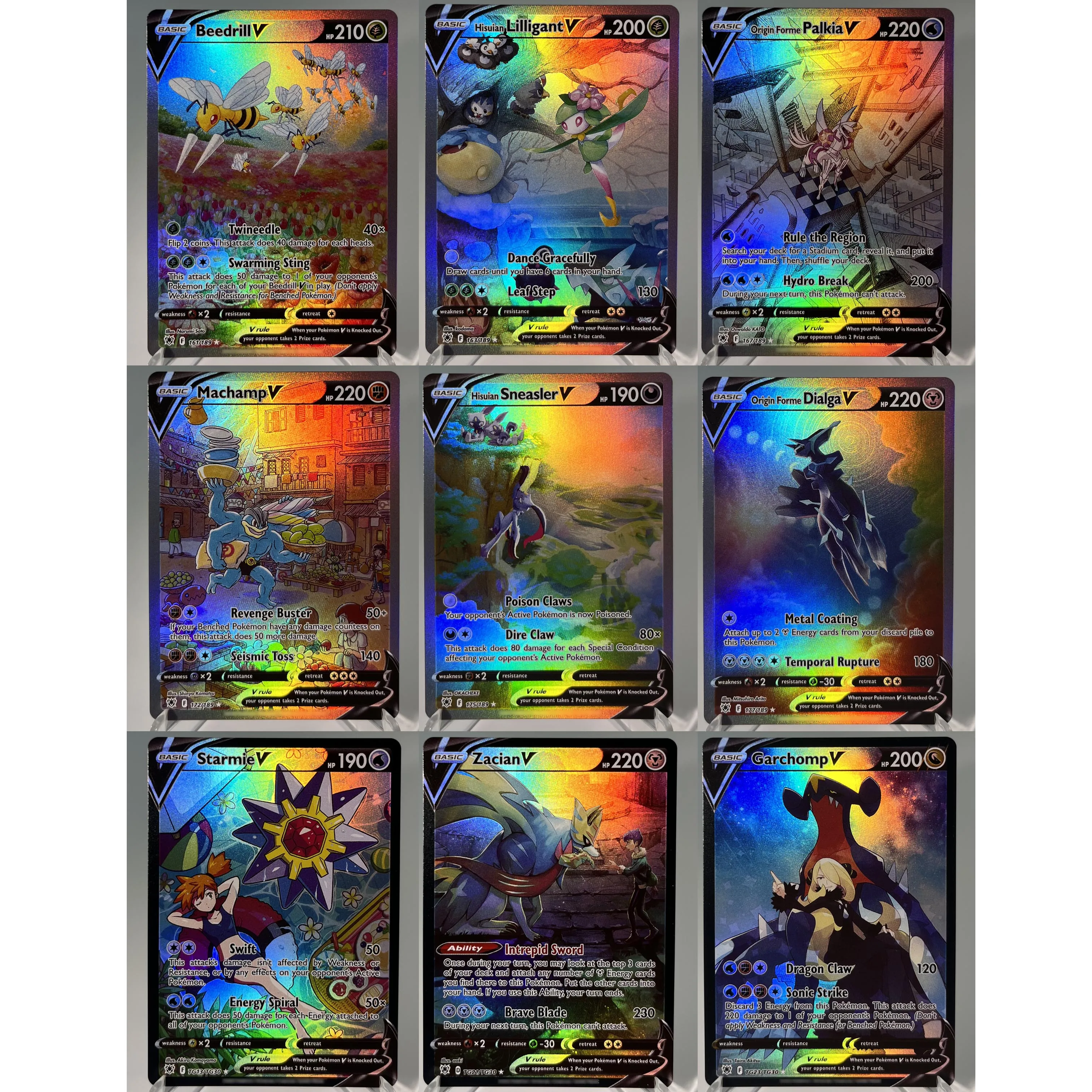 DRI PKM 카드 PTCG4-A EX 레인보우 신타샤의 가르참 GX 팀 로켓의 뮤츠 희귀 컬렉션 배틀 장난감 취미 선물