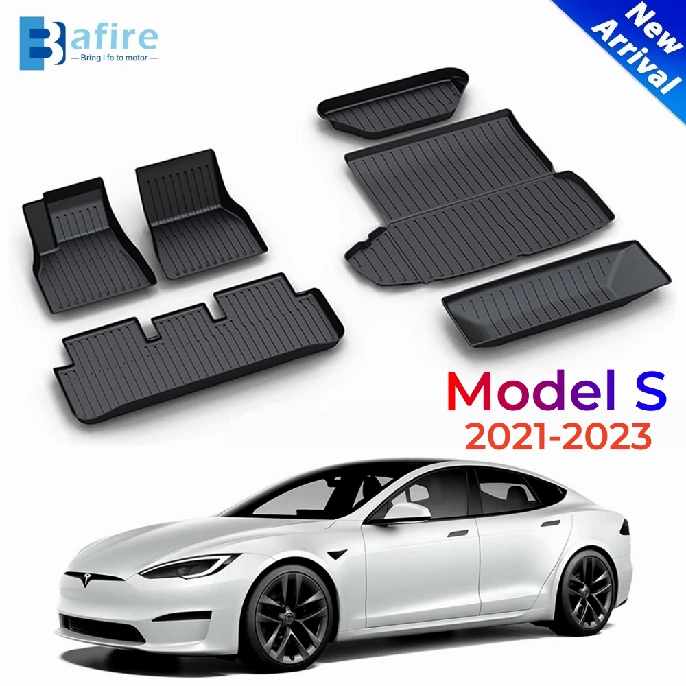 Kofferraummatte hinten für Tesla Model S Plaid und LR 2021+