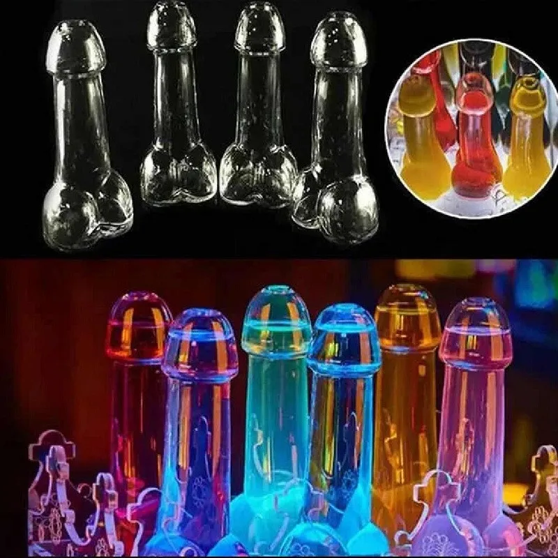 Funny Genital Dick Penis Cocktail Glass Cup Mug Bottle Glass for Party Beer  Cup Interesting Cups Mug Bottle Party Decoration