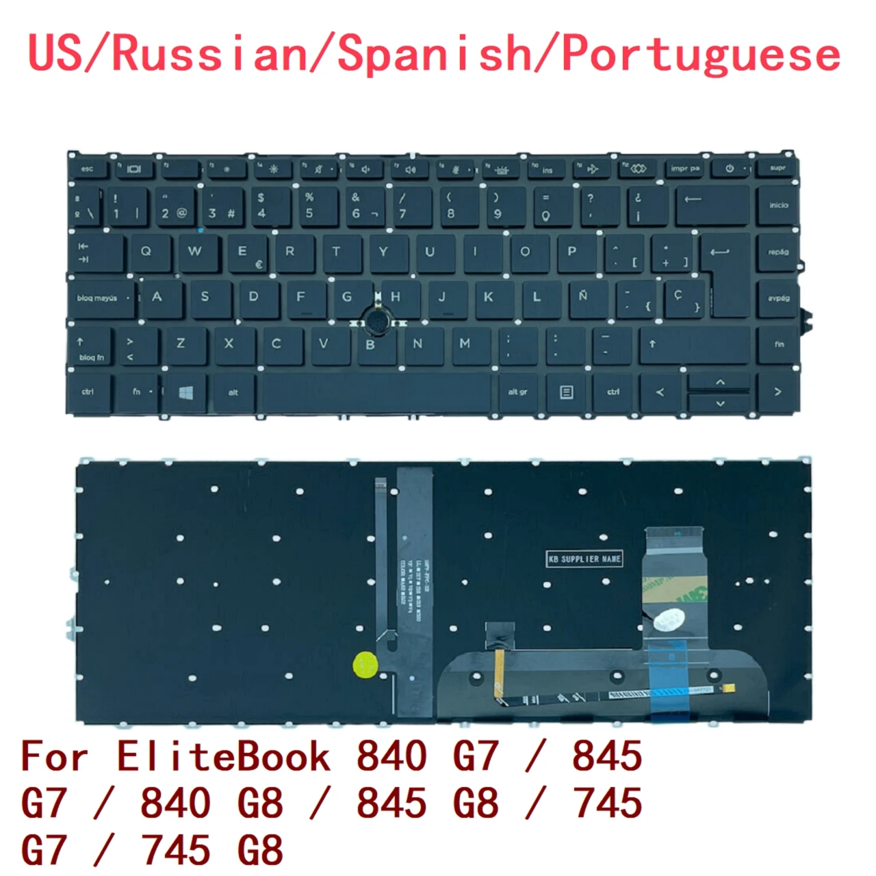 

Клавиатура для ноутбука HP EliteBook 840 G7 / 845 G7 / 840 G8 / 845 G8 / 745 G7 / 745 G8
