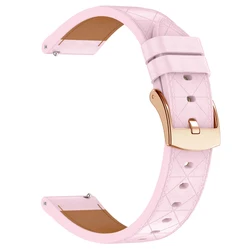 18mm Synthetic Leather Strap Bracelet for Huawei GT5 Pro 42mm (Pink)