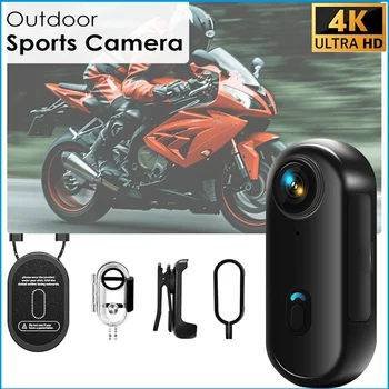 Mini registratore per moto 4K Finger WIFI Action Camera Leggero POV Moto Strada Sport Cam Bicicletta Vlog Pet Body Camera