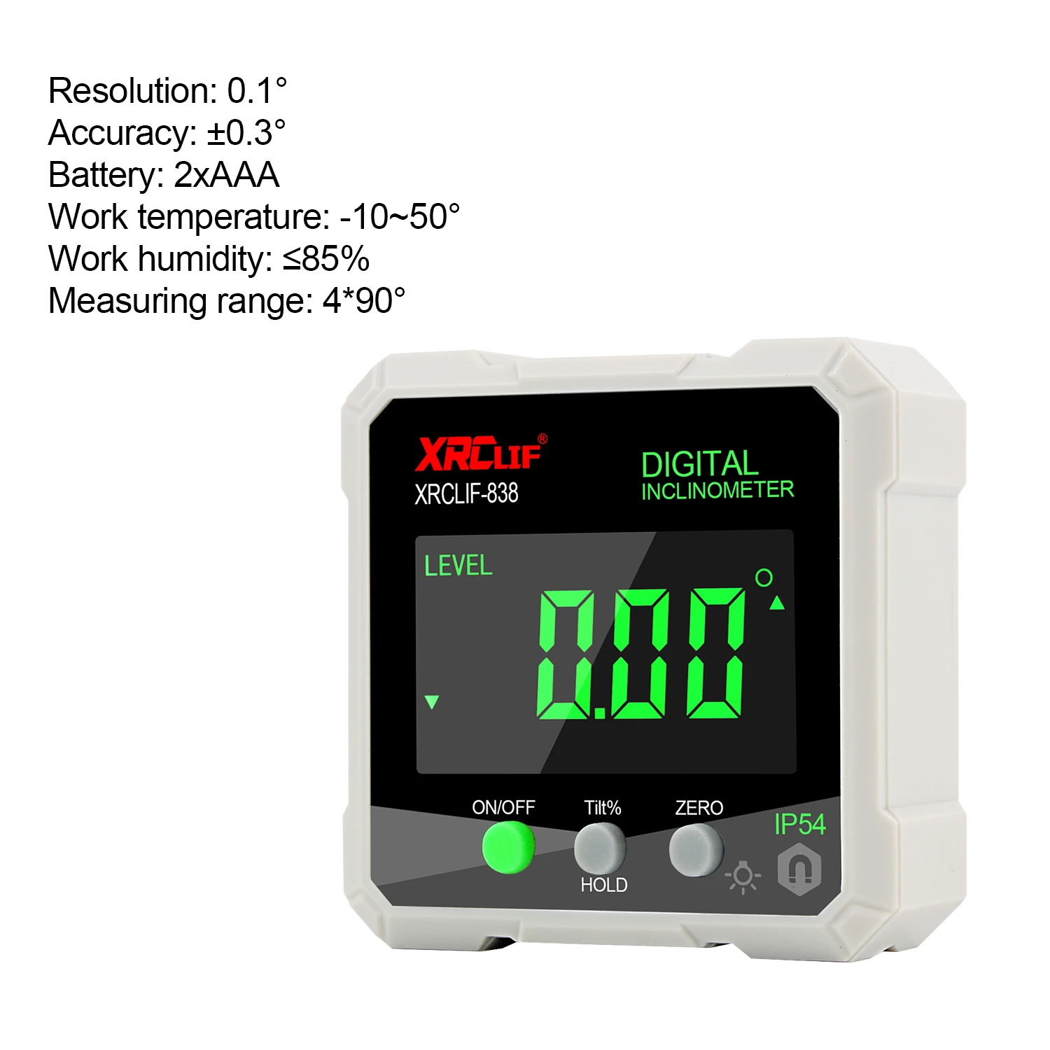 tailors tape RZ Digital Level Angle Gauge 360° Mini Measuring Digital Inclinometer With Magnetic Base Electronic Universal Bevel Protractor electronic micrometer