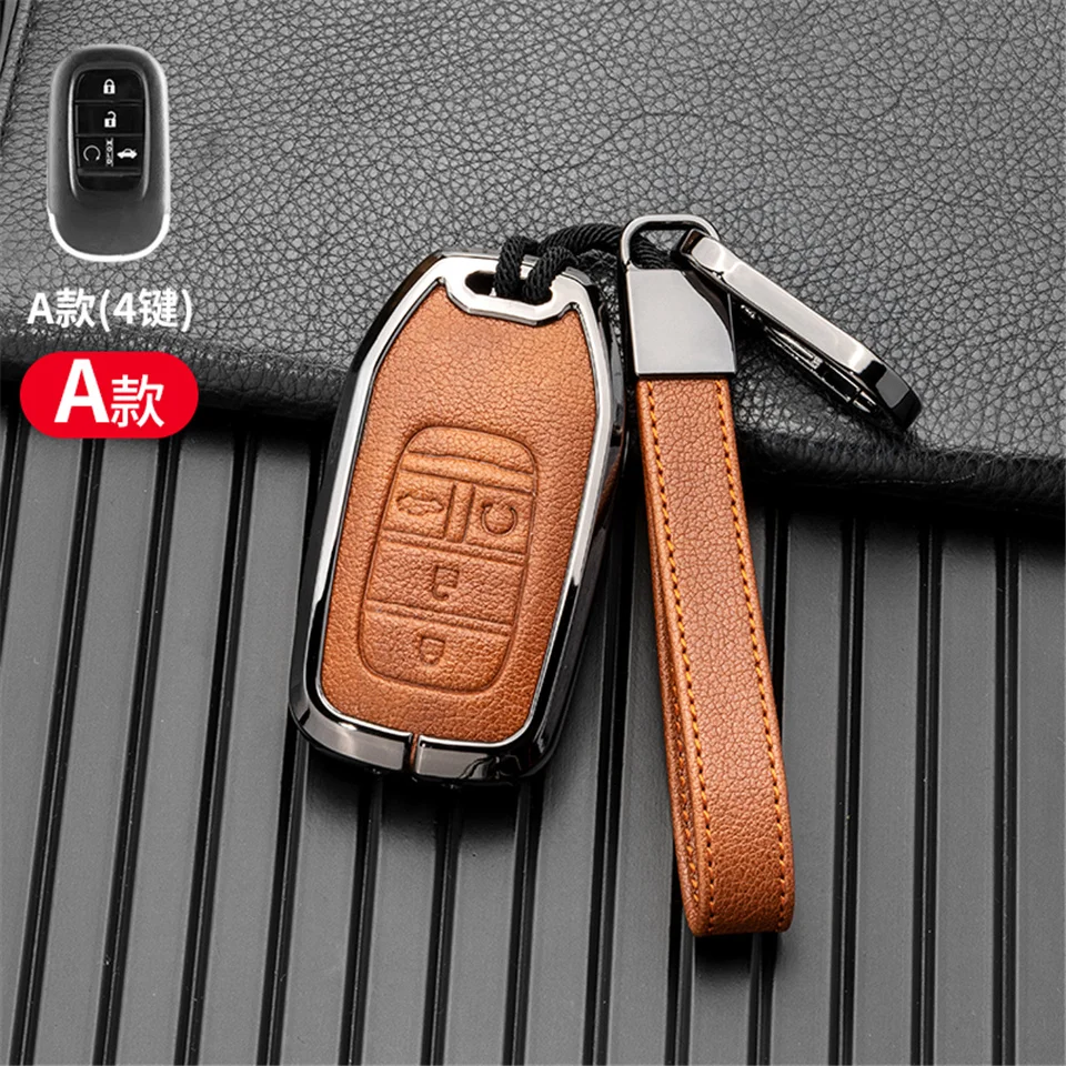 Cover per chiave/telecomando per Honda Civic Accord Vezel 2022 accessori Car-Styling Holder Shell Keychain Protection - Sd218c7886567461d85c59333491ec4b4Y