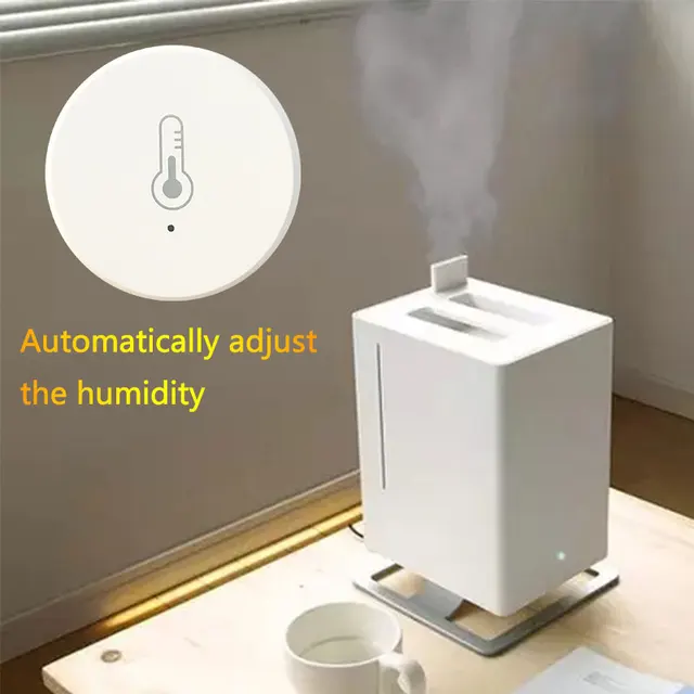 Tuya ZigBee Temperature And Humidity Sensor Work With Alexa Google Home Smart Life App Control 5