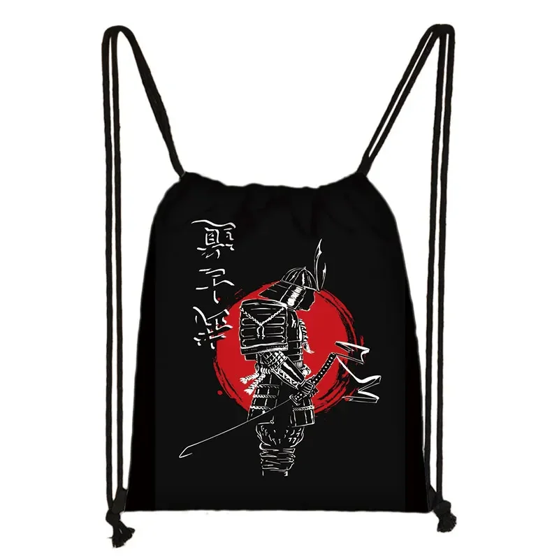 Buy Japanese Kanji Ai Love Cool Drawstring Backpack String Bag in Cheap Price on