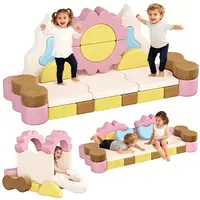 23Pcs Modular Kids Play Couch, Toddler Couch with Convertible and Multifunctional Foam for Inspiring Child Creativity, Kids Cou