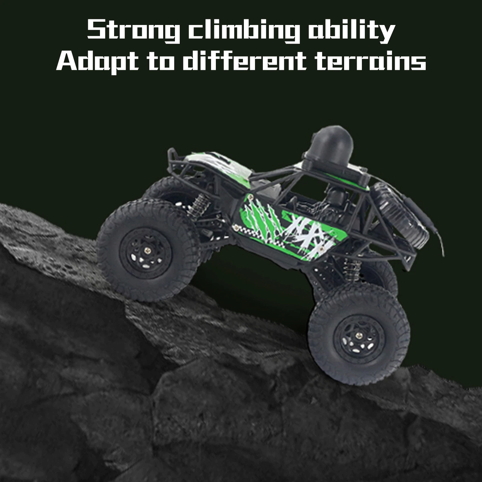 카메라 장착 S003W 리모컨 자동차, 720P FPV 1/22 2.4GHz 오프로드 트럭, 4WD 클라이밍 브러시 자동차 장난감, 어린이 성인용 선물