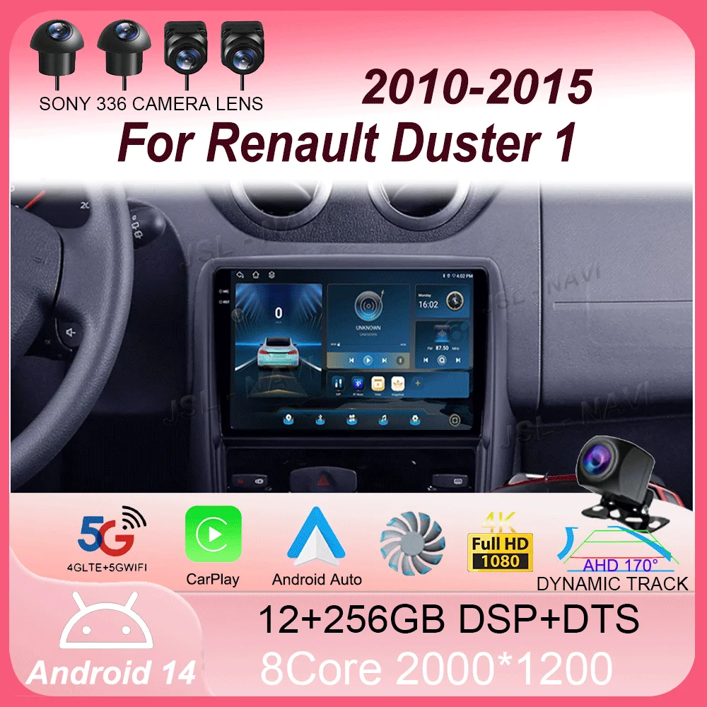 Android14 ルノーダスター 1 2010-2015 日産テラノ lll 3 2014